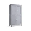 Rootz Køkkenskab - Opbevaringsenhed - Pantry Organizer - 4 døre - Justerbare hylder - 180cm x 80cm x 40cm