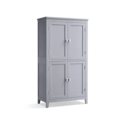 Rootz Køkkenskab - Opbevaringsenhed - Pantry Organizer - 4 døre - Justerbare hylder - 180cm x 80cm x 40cm