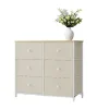 Rootz -kommode - skab - opbevaringsskab - 6 stofskuffer - Rumbesparende design - 30x56x93cm