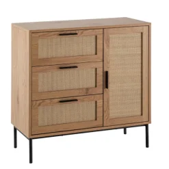 Rootz kommode - Stilfuld kommode - Moderne skænk - Rigelig opbevaringsplads - 80 cm x 82 cm x 36 cm