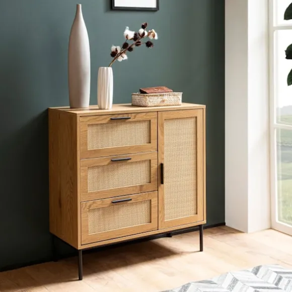 Rootz kommode - Stilfuld kommode - Moderne skænk - Rigelig opbevaringsplads - 80 cm x 82 cm x 36 cm