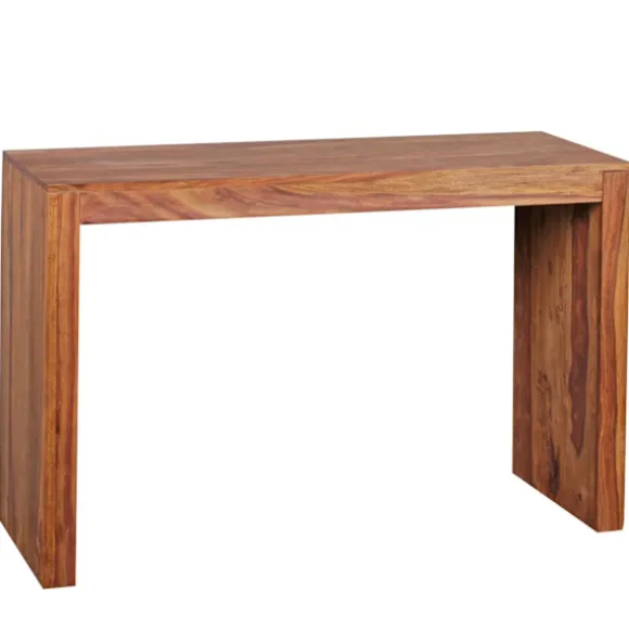 Rootz Konsolbord Massivt træ Sheesham konsolbord 115 x 40 cm arbejdsbord i hyttestil naturligt træ moderne