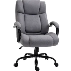 Rootz Kontorstol - Skrivebordsstol - Spillestol - Drejestol - Arbejdsstol - Casual kontorstol - Ergonomisk stol - Lysegrå - 72,5x83x110-118 cm