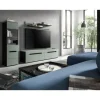 Rootz Living Room Set - Display Cabinet - Lowboard Combo - Moderne design - Dimensioner: 221 cm x 141 cm x 33 cm