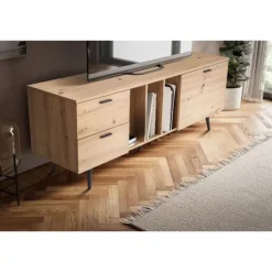 Rootz Lowboard 150 cm TV-stativ - TV-skab - Underholdningsenhed - Eget finish - Rummelig opbevaring - Moderne design - Holdbar konstruktion - 150 cm x | Fyndiq