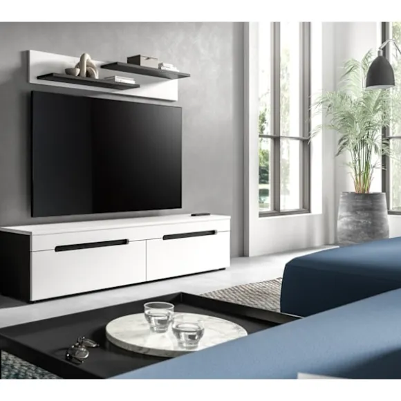 Rootz Lowboard - TV Stand - Mediekonsol - Let installation - 170 cm x 38 cm x 33 cm