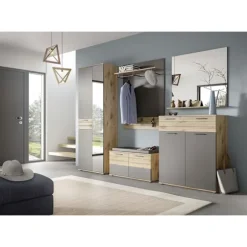 Rootz Mason Bench Garderobe - Sko Rack Bench - Entryway Organizer - 90 cm x 51 cm x 37 cm