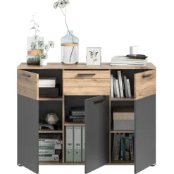 Rootz Mason Træskiste af skuffer - skænk - highboard - garderobe - 80 cm x 87 cm x 40 cm