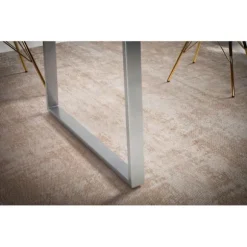 Rootz Massivt akacietræ Spisebord - Køkkenbord - Rektangulært bord - Håndlavet - Unik naturlig kant - Justerbar højde - 180 cm x 90 cm x 76 cm