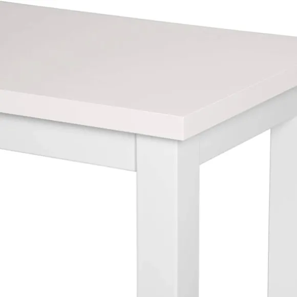 Rootz Modern Barbord og Taburet Sæt - Pub Bord Sæt - Spisebordssæt i bordhøjde - Robust metalstel - Ridsefast - Nem at rengøre - 120 cm x 40 cm (bord) | Fyndiq