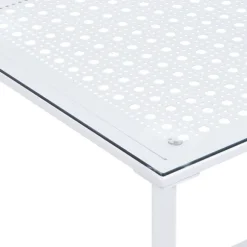 Rootz Modern rektangulært sofabord - glasbord - moderne møbler - elegant optik - 100 cm x 50 cm x 42 cm