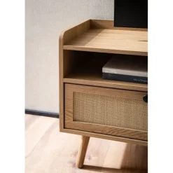 Rootz Modern TV Unit - Media Console - Entertainment Center - Rumbesparende design - 120 cm x 56 cm x 39 cm