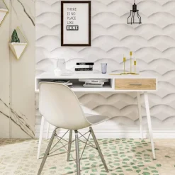 Rootz moderne skrivebord med skuffe - Kontorbord - Arbejdsstation - Rigelig opbevaring - Holdbar og ridsefast - Glat funktionalitet - 50 cm x 75 cm x | Fyndiq