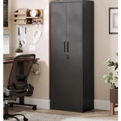 Rootz Multi -Purpose Storage Cabinet - Organizer - Shelving Unit - Høj belastningskapacitet - 40 cm x 60 cm x 180 cm