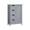 Rootz Mystical Grey Badeværelsesskab - Opbevaringsenhed - Organizer - MDF-materiale - 30 cm x 55 cm x 82 cm - Letvægts - Robust - Nem montering