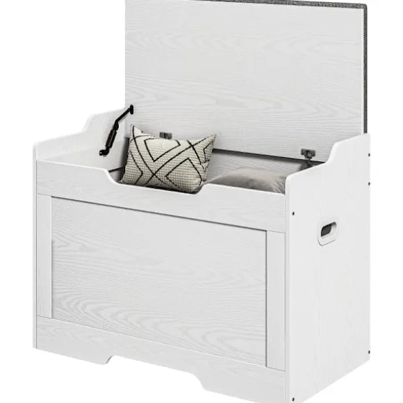 Rootz Opbevaringskistebænk - Organiseringsboks - Sengefoden Trunk - Sikkerhedshængsel - 75 cm x 40 cm x 56 cm