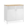 Rootz Opbevaringsskab - Hvidt Skab - Spånpladestål - Rummelig opbevaring - Robust konstruktion - Nem montering - 40cm x 80cm x 76cm