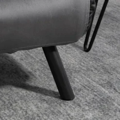 Rootz 2-personers fløjlssovesofa - sovesofa - sovesofa - Justerbart ryglæn - tyk polstring - 102 cm x 73 cm x 81 cm (sofa) / 183 cm x 98,5 cm x 26 cm | Fyndiq