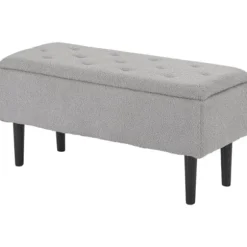 Rootz polstret bænk - Skobænk - Sengebænk - Stilfuld opbevaringsløsning - 95 cm x 38 cm x 45 cm