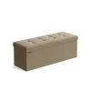 Rootz Polstret Opbevaringsbænk - Ottoman - Gang Organizer - Medium Density Fiberboard - 38cm x 110cm x 38cm