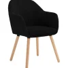 Rootz polstret spisestuestol - Komfortstol - Stilfuld siddeplads - Høj komfort - Robust og stabil - Alsidig brug - 55,5 cm x 83,5 cm x 56,5 cm