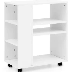 Rootz Rekwagen - Moderne Telefonbord - Hvid - 60 x 35 x 75 cm