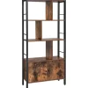 Rootz Reol - Reoler - Industriel - Træ - Jernramme - 74 x 30 x 154,5 cm (LxBxH)