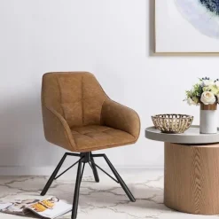 Rootz Roterende spisestuestole - Drejestole - Komfortable stole - Fløjlsbetræk - Ergonomisk design - Holdbar konstruktion - 58,5 cm x 82,5 cm x 54,5 c | Fyndiq