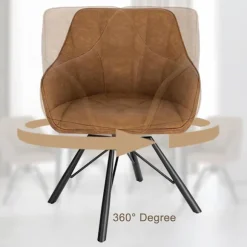 Rootz Roterende spisestuestole - Drejestole - Komfortable stole - Fløjlsbetræk - Ergonomisk design - Holdbar konstruktion - 58,5 cm x 82,5 cm x 54,5 c | Fyndiq