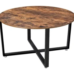 Rootz rundt sofabord - Industriel stil - Sidebord - Cocktailbord - 88 x 88 x 47 cm