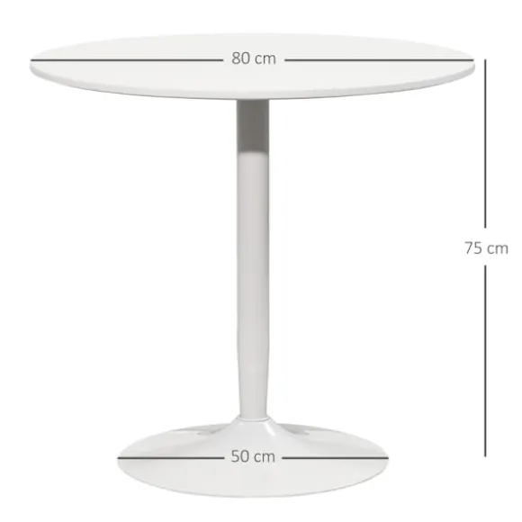Rootz Rundt Spisebord - Køkkenbord - Køkkenmøbler - Staldstøtte - Ø80 x 75H cm