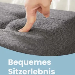 Rootz sammenfoldelig sædebryst - opbevaringsboks - sæde med opbevaring - 80L kapacitet - 76x38x38 cm - max 300 kg - linned som dækning - ideel til hje | Fyndiq