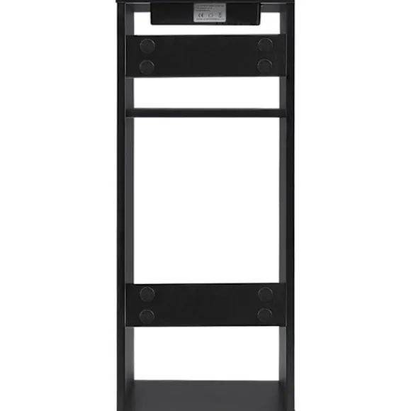 Rootz sengebord med strømstik - Ladestation - Natbord - Åbne hylder - E1 konstrueret træ - 25 cm x 60 cm x 30 cm