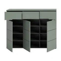 Rootz Shoe Cabinet - Fodtøjsopbevaring - Skoarrangør - Holdbart design - 94 cm x 120 cm x 37 cm