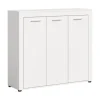 Rootz Shoe Cabinet - Fodtøjsopbevaring - Arrangør af indgang - 12 rum - Hvid spånplade - 120x108x37cm