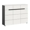Rootz Shoe Cabinet - Shoe Storage - Footwear Organizer - Nem vedligeholdelse - 120x94x37 cm - Hvid efterligning