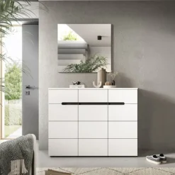 Rootz Shoe Cabinet - Shoe Storage - Footwear Organizer - Nem vedligeholdelse - 120x94x37 cm - Hvid efterligning