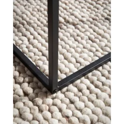 Rootz Simple sofabord - Moderne bord - Stor hyldebord - Robust metalramme - 120 cm x 60 cm x 38 cm