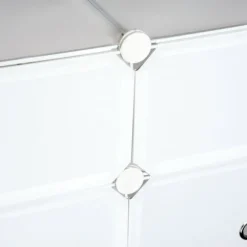 Rootz skabsgarderobe - hvid - stål, plast - 29,52 cm x 14,56 cm x 28,74 cm