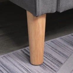 Rootz Sofa - 2-personers - Dobbelt sovesofa - Grå - 111 x 62 x 78 cm