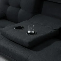 Rootz Sofa Bed - Guest Bed - Justerbar ryglæn - Max Comfort - Foldningstabel - 181x77x78 cm - Grå