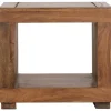 Rootz Sofabord - Massivt træ Sofabord - Sengebord - Firkantet Sofabord - Åbent rum - Træ - 50x50 cm