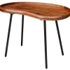 Rootz Sofabord - Moderne Sidebord - Brun - 71 x 51 x 40 cm