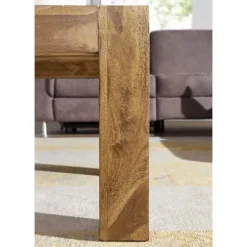 Rootz Sofabord - Sofabord - Massivt træ - Acacia - 110 x 60 cm - Rektangulært - Naturlig