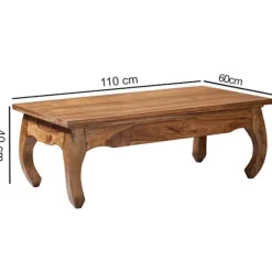 Rootz Sofabord - Solid Wood Sofabord - Håndlavet - Træ - 110 x 60 cm