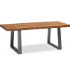 Rootz Sofabord - Stuebord - Sofabord - Massivt akacietræ - Håndlavet - Unikt design - Justerbar højde - 120cm x 60cm x 46cm