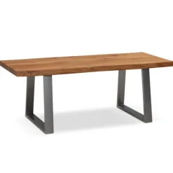 Rootz Sofabord - Stuebord - Sofabord - Massivt akacietræ - Håndlavet - Unikt design - Justerbar højde - 120cm x 60cm x 46cm