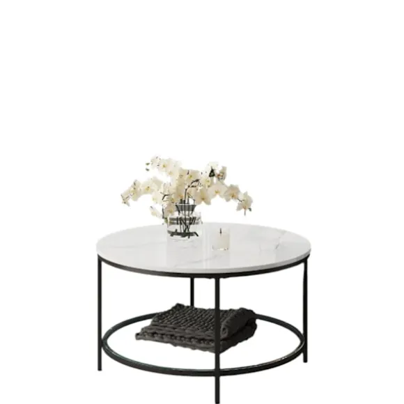 Rootz sofabord - stuebord - sofatisk - justerbar fod - 80 cm D x 46 cm h