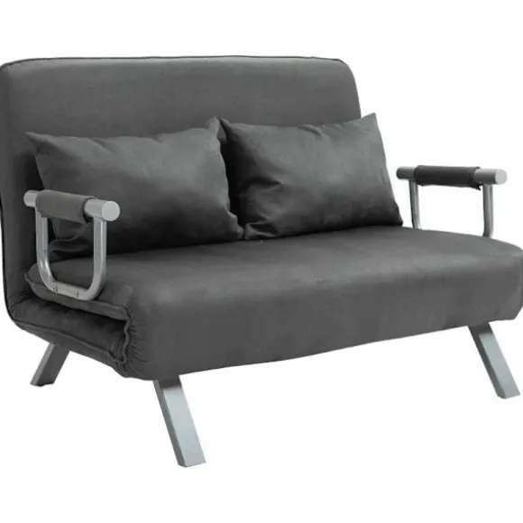 Rootz Sovesofa - Dobbeltsofa - Lænestolsseng - Gæsteseng - Sammenklappelig seng - Grå - 105 x 80 x 78 cm
