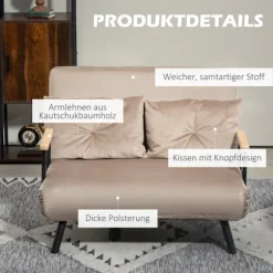Rootz sovestol - gæsteseng - sovesofa - 5-niveau justerbart ryglæn - Robust stålramme - 102 cm x 73 cm x 81 cm
